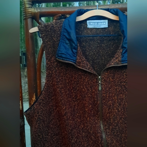 🍀3/15 Vintage 80s Dress Barn Vest - Picture 2 of 9